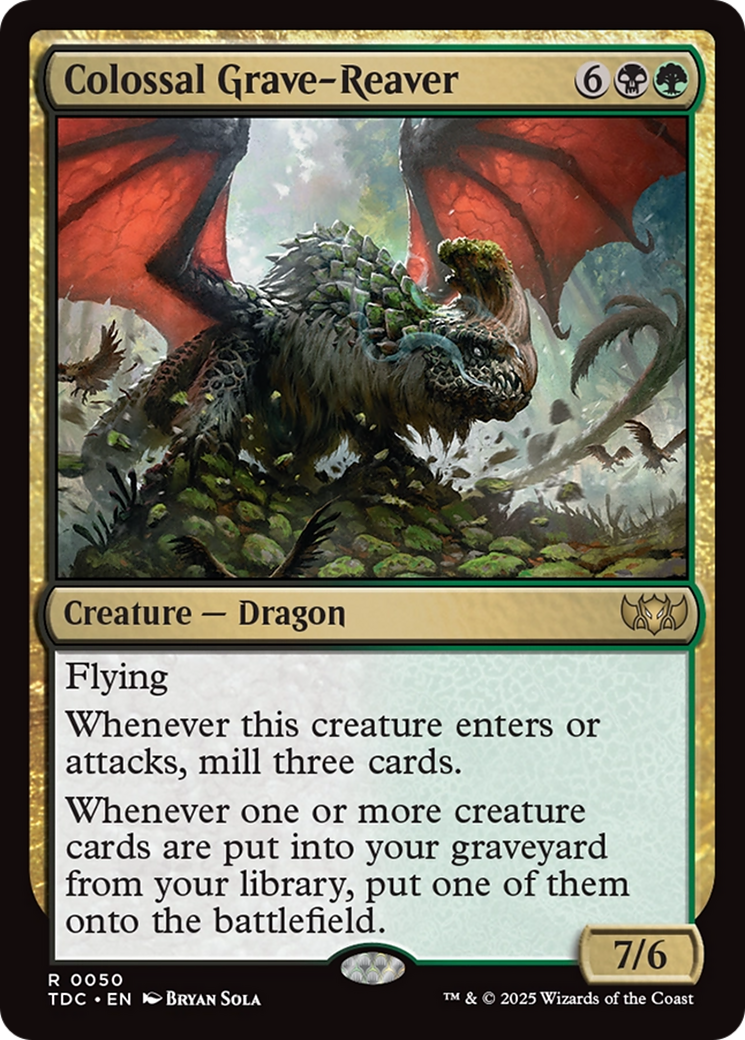 Colossal Grave-Reaver [Tarkir: Dragonstorm Commander] | Lots Moore NSW