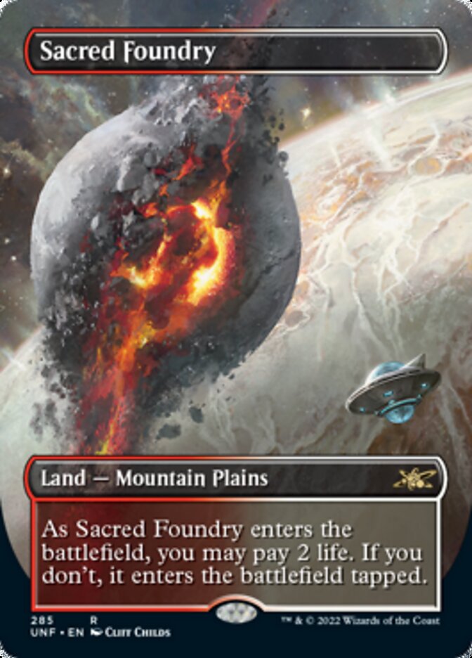 Sacred Foundry (Borderless) [Unfinity] | Lots Moore NSW