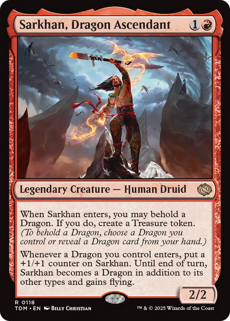 Sarkhan, Dragon Ascendant (118) [Tarkir: Dragonstorm] | Lots Moore NSW