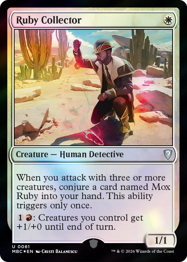 Ruby Collector [Mystery Booster: Commander Edition] | Lots Moore NSW