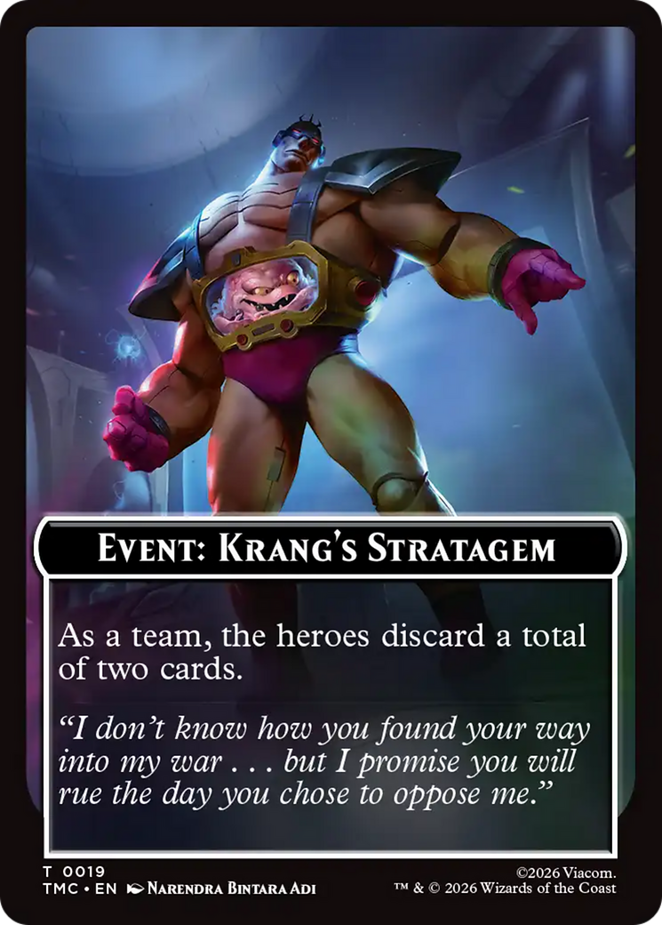 Event: Krang's Stratagem [Teenage Mutant Ninja Turtles Commander Tokens] | Lots Moore NSW