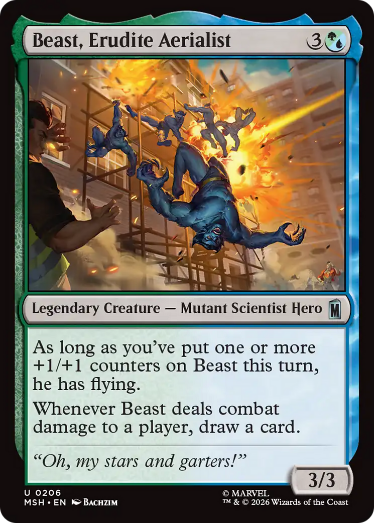 Beast, Erudite Aerialist [Marvel Super Heroes] | Lots Moore NSW