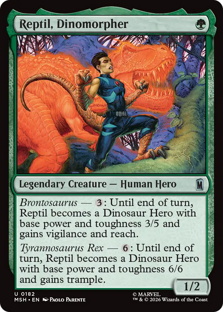 Reptil, Dinomorpher [Marvel Super Heroes] | Lots Moore NSW