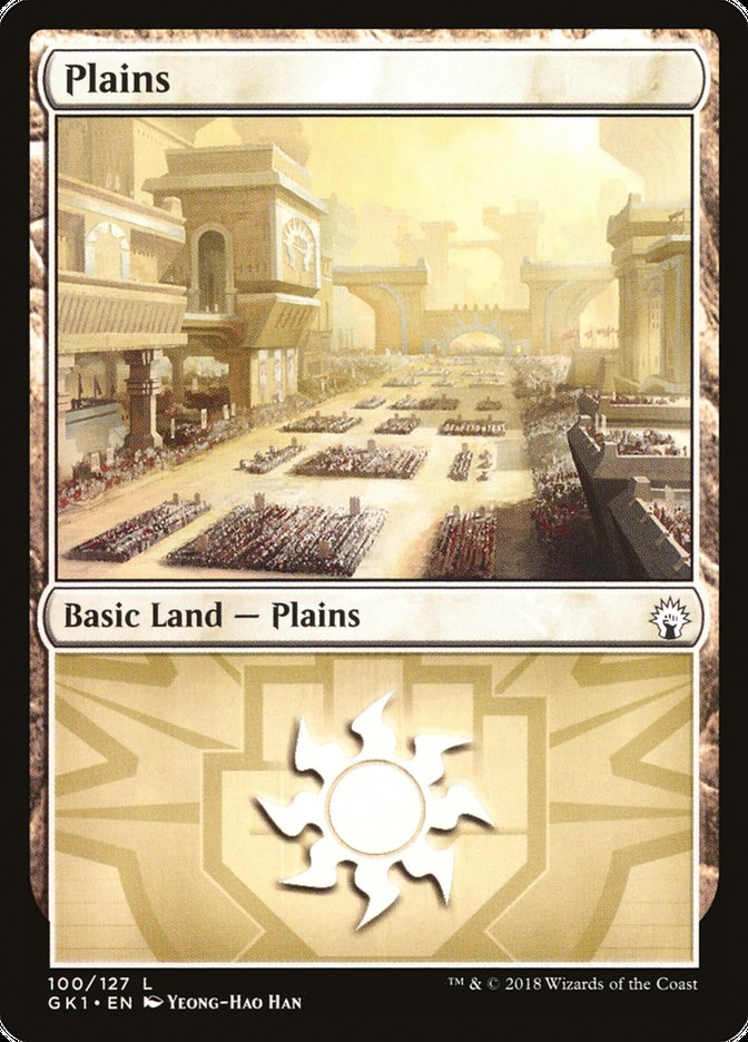 Plains (100) [Guilds of Ravnica Guild Kit] | Lots Moore NSW