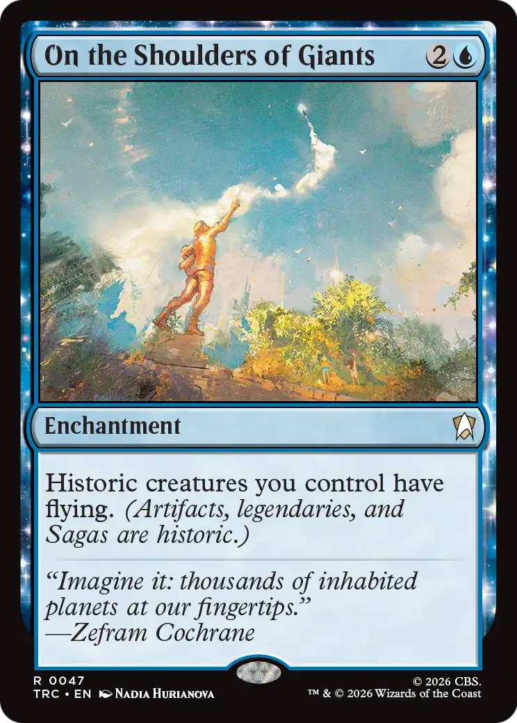 On the Shoulders of Giants (Surge Foil) [Star Trek Commander] | Lots Moore NSW