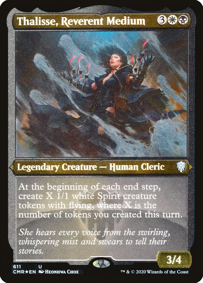 Thalisse, Reverent Medium (Etched) [Commander Legends] | Lots Moore NSW