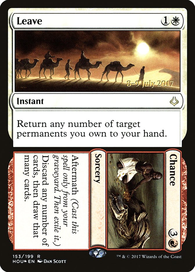 Leave // Chance [Hour of Devastation Prerelease Promos] | Lots Moore NSW