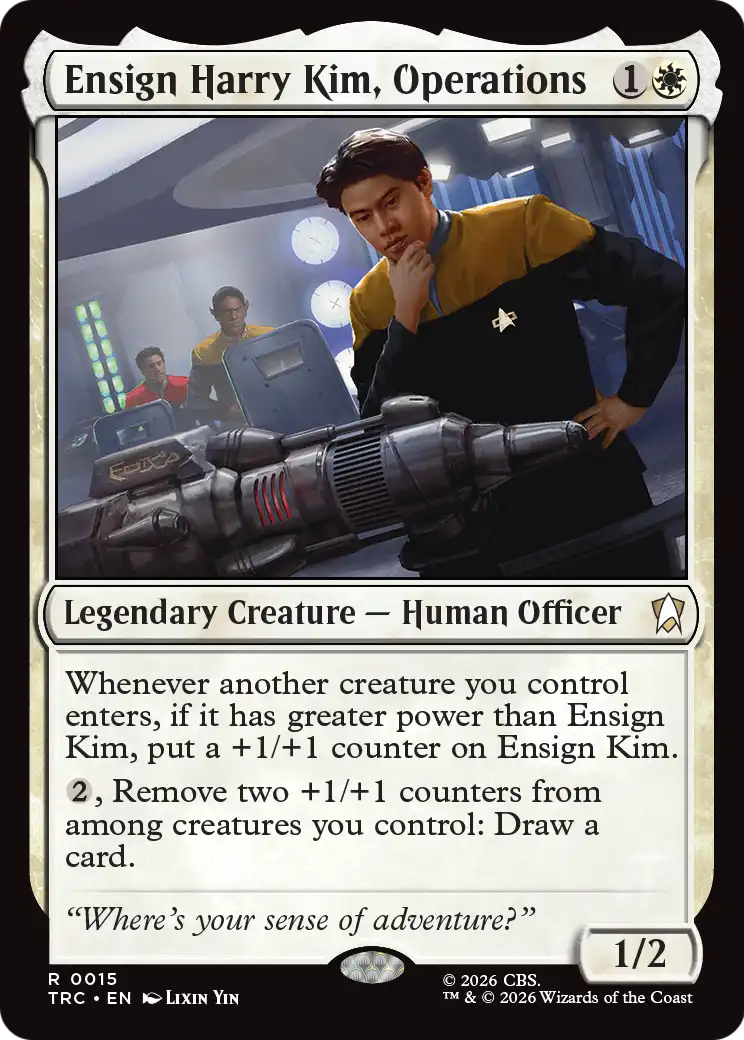 Ensign Harry Kim, Operations (Surge Foil) [Star Trek Commander] | Lots Moore NSW