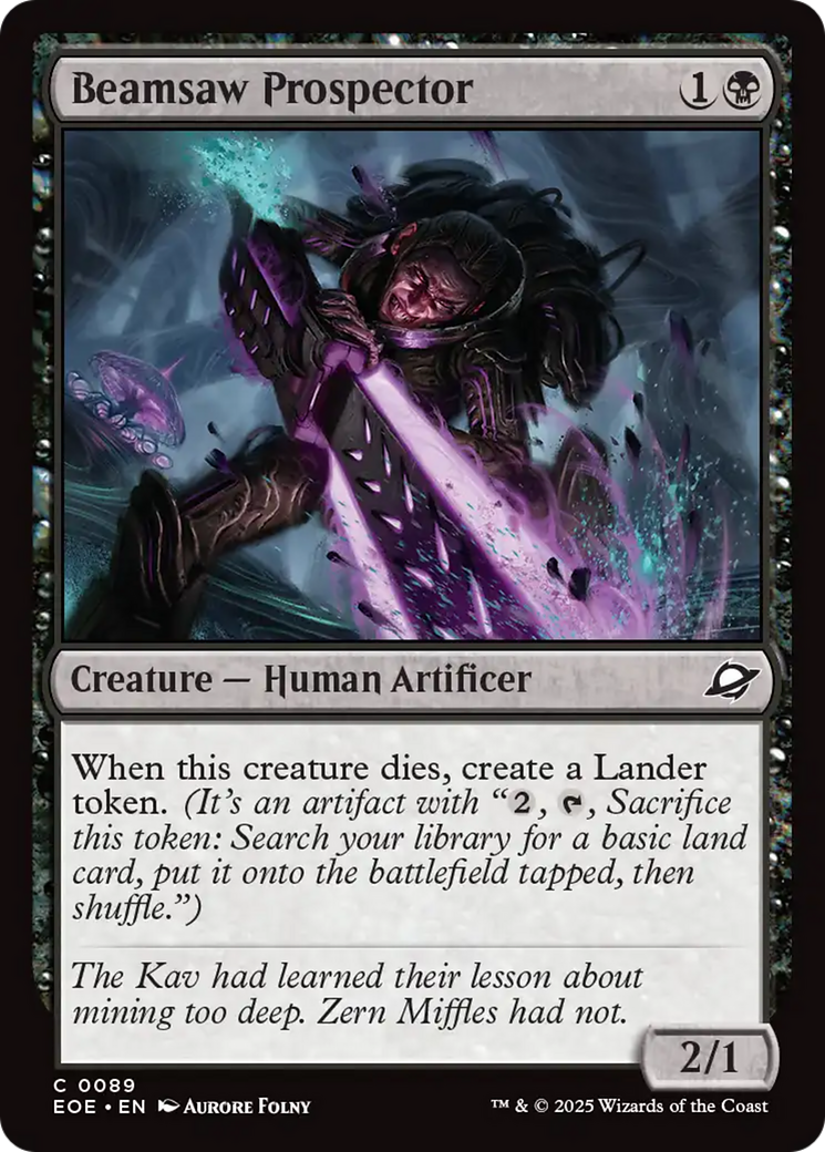 Beamsaw Prospector [Edge of Eternities] | Lots Moore NSW