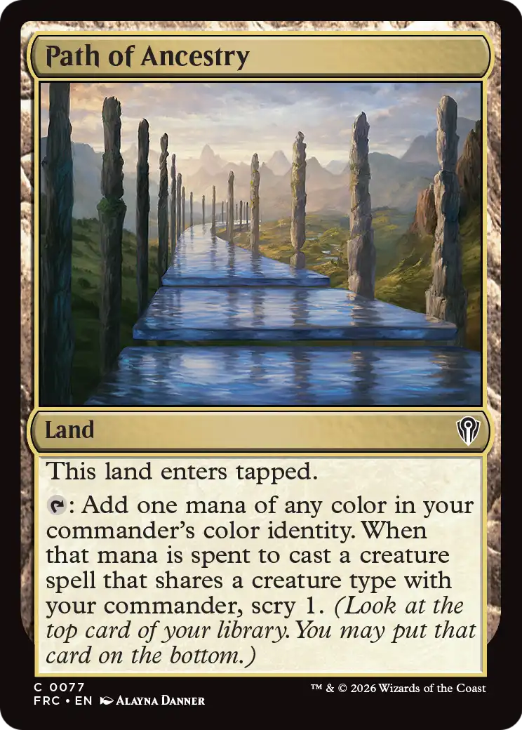 Path of Ancestry [Reality Fracture Commander] | Lots Moore NSW