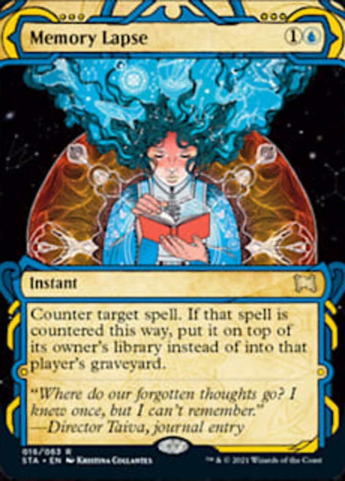 Memory Lapse (Foil Etched) [Strixhaven: School of Mages Mystical Archive] | Lots Moore NSW