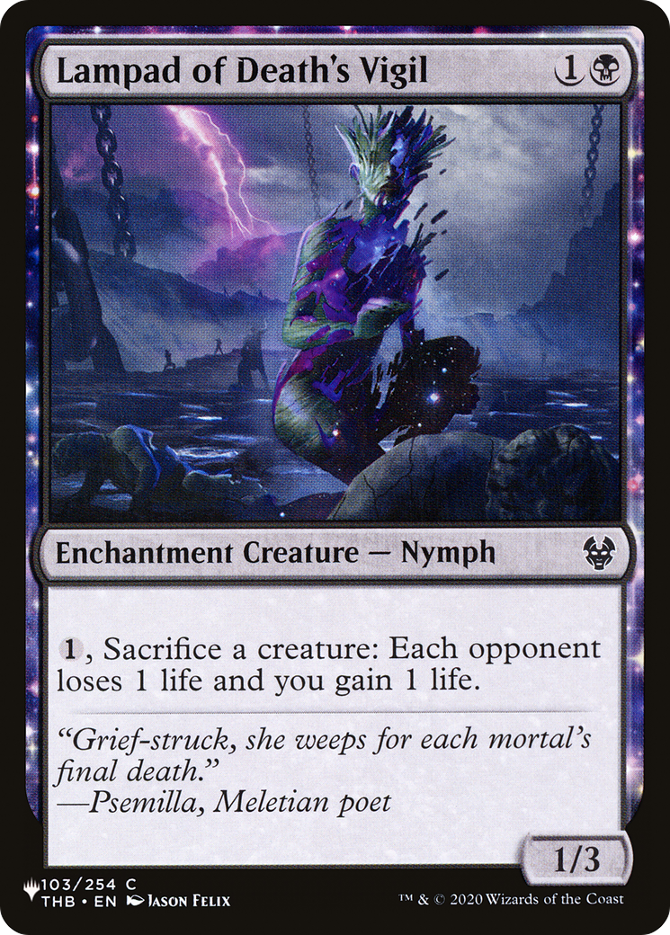 Lampad of Death's Vigil [The List] | Lots Moore NSW