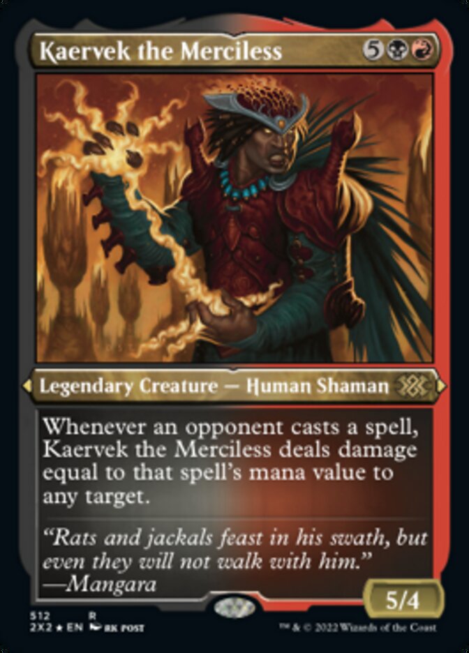 Kaervek the Merciless (Foil Etched) [Double Masters 2022] | Lots Moore NSW