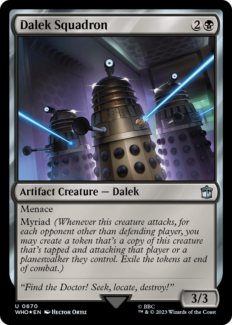 Dalek Squadron (Surge Foil) [Doctor Who] | Lots Moore NSW