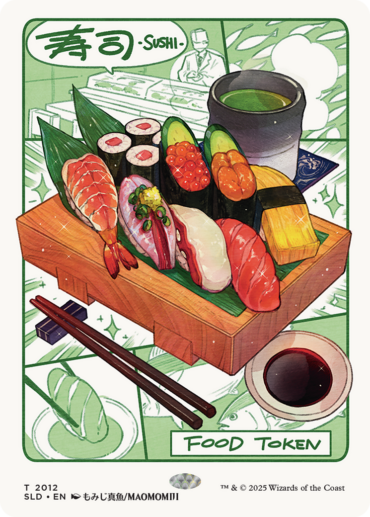 Food Token (2012) (Rainbow Foil) [Secret Lair Drop Series] | Lots Moore NSW