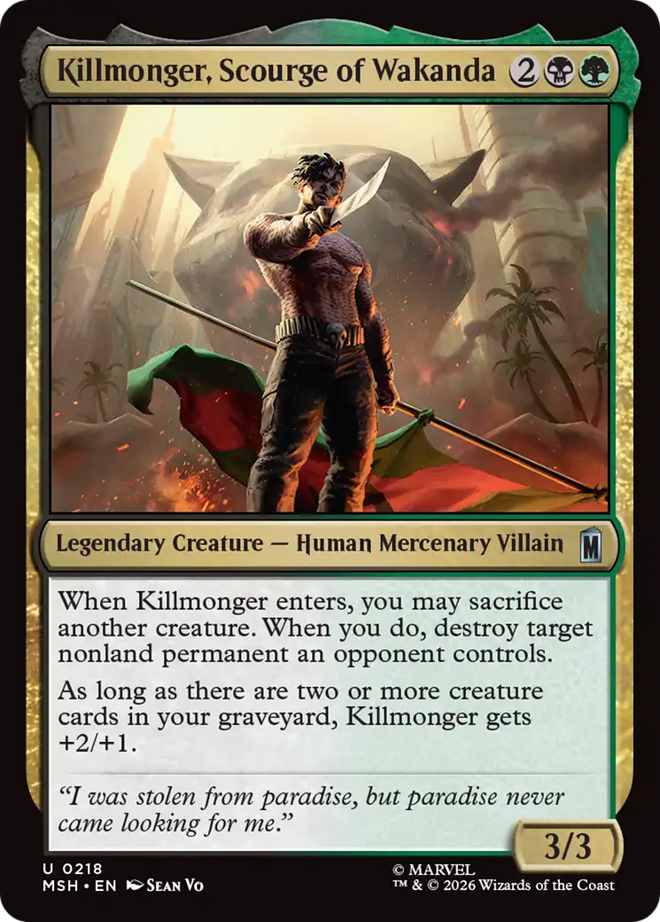 Killmonger, Scourge of Wakanda [Marvel Super Heroes] | Lots Moore NSW
