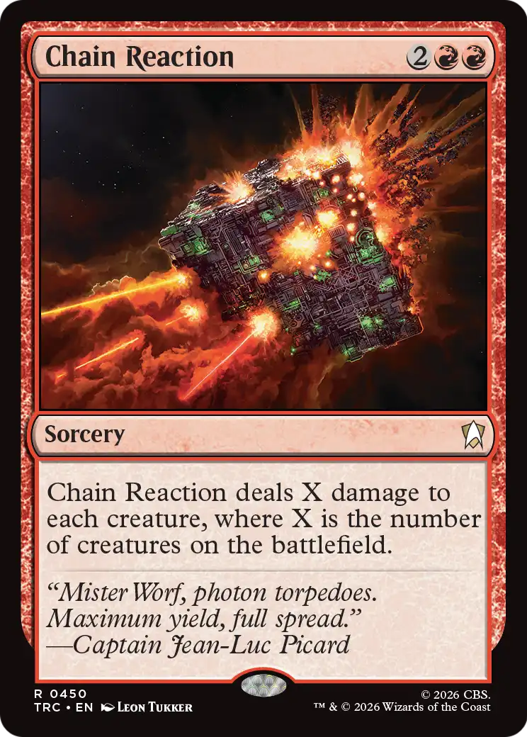 Chain Reaction (Surge Foil) [Star Trek Commander] | Lots Moore NSW