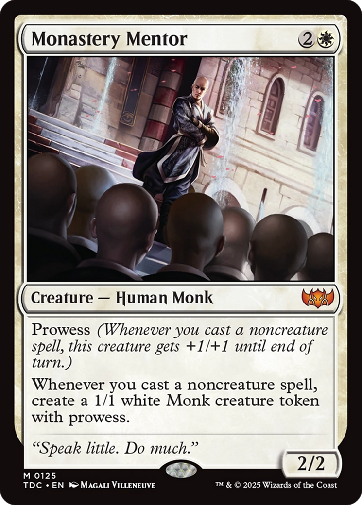 Monastery Mentor [Tarkir: Dragonstorm Commander] | Lots Moore NSW