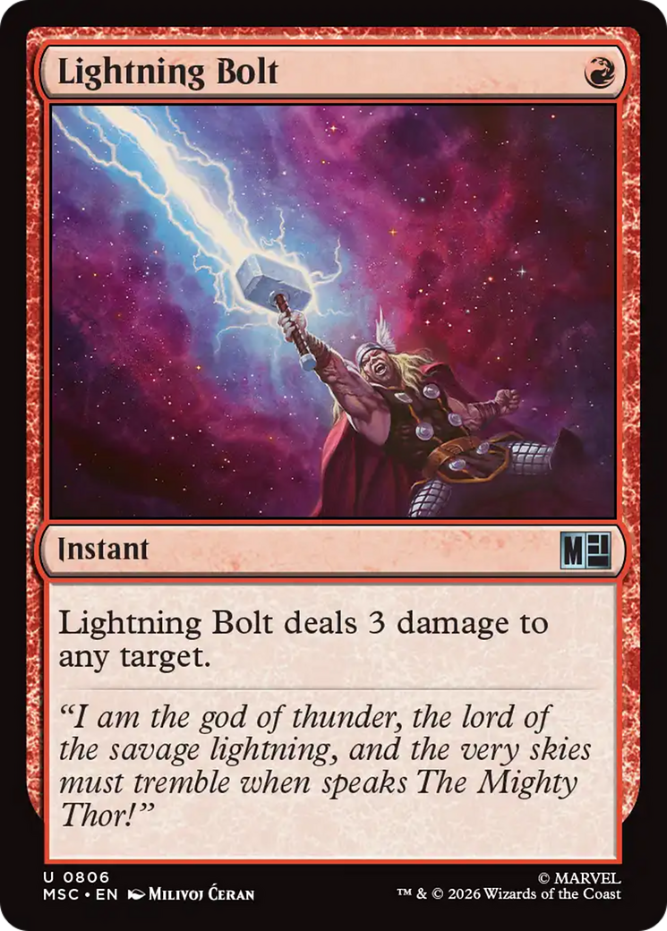 Lightning Bolt [Marvel Super Heroes Commander] | Lots Moore NSW
