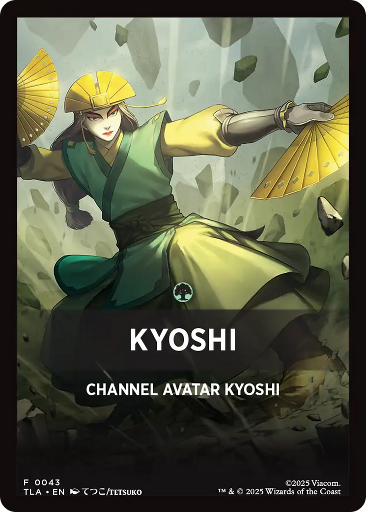 Kyoshi Theme Card [Avatar: The Last Airbender Tokens] | Lots Moore NSW