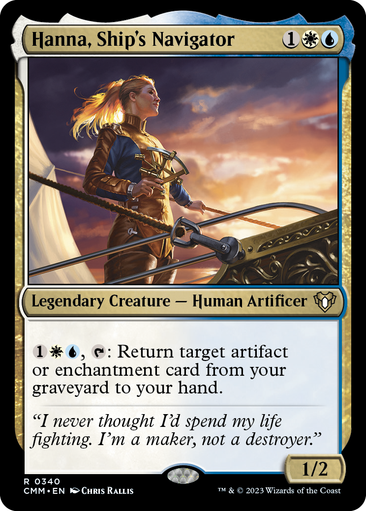 Hanna, Ship's Navigator [Commander Masters] | Lots Moore NSW