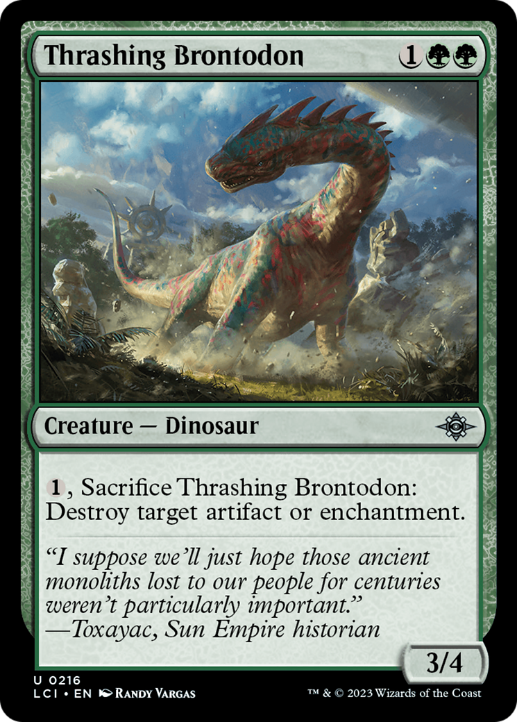 Thrashing Brontodon [The Lost Caverns of Ixalan] | Lots Moore NSW