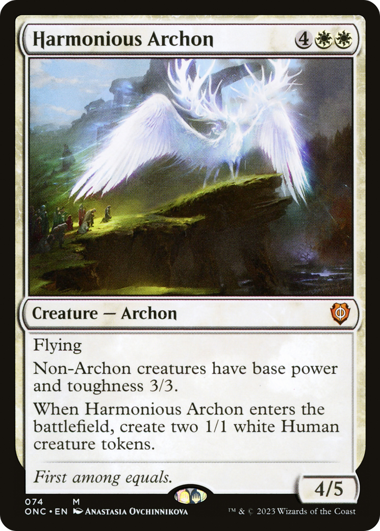 Harmonious Archon [Phyrexia: All Will Be One Commander] | Lots Moore NSW