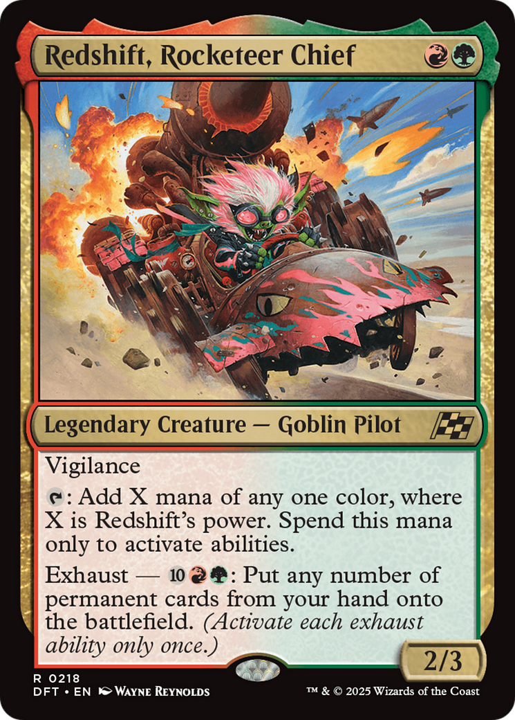 Redshift, Rocketeer Chief [Aetherdrift] | Lots Moore NSW
