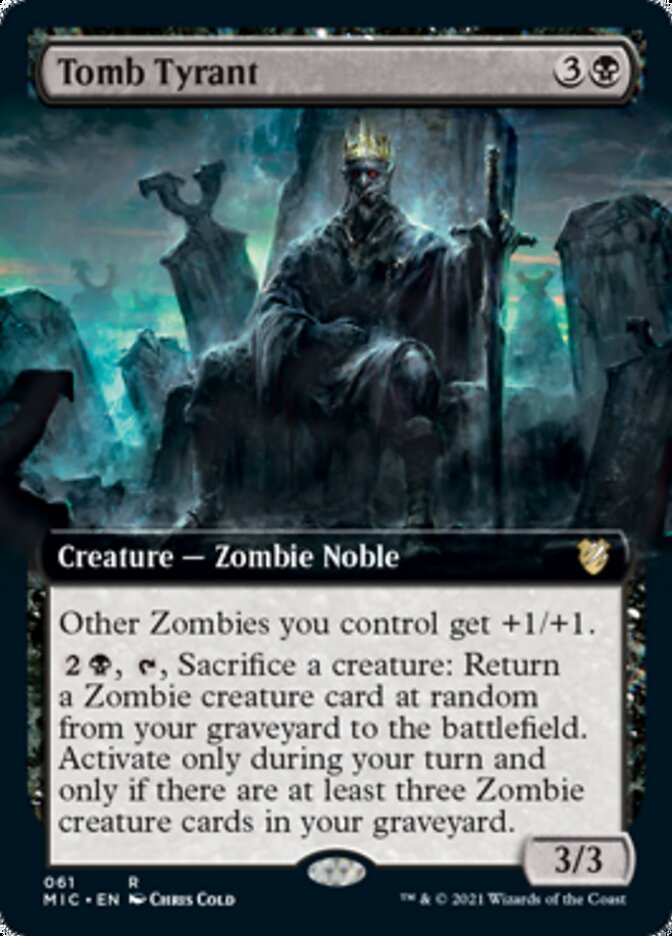 Tomb Tyrant (Extended Art) [Innistrad: Midnight Hunt Commander] | Lots Moore NSW