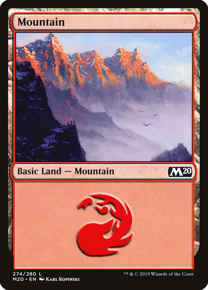 Mountain (274) [Core Set 2020] | Lots Moore NSW