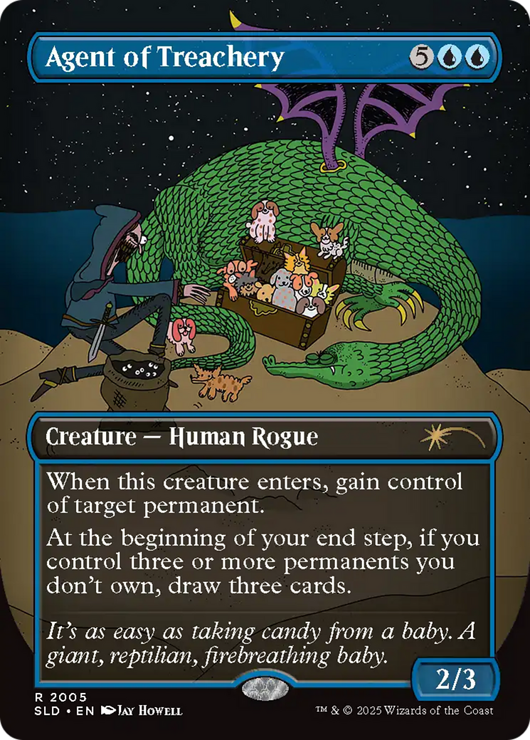 Agent of Treachery (Rainbow Foil) [Secret Lair Drop Series] | Lots Moore NSW