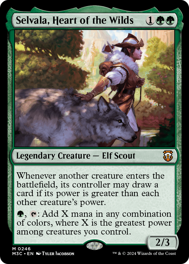 Selvala, Heart of the Wilds (Ripple Foil) [Modern Horizons 3 Commander] | Lots Moore NSW