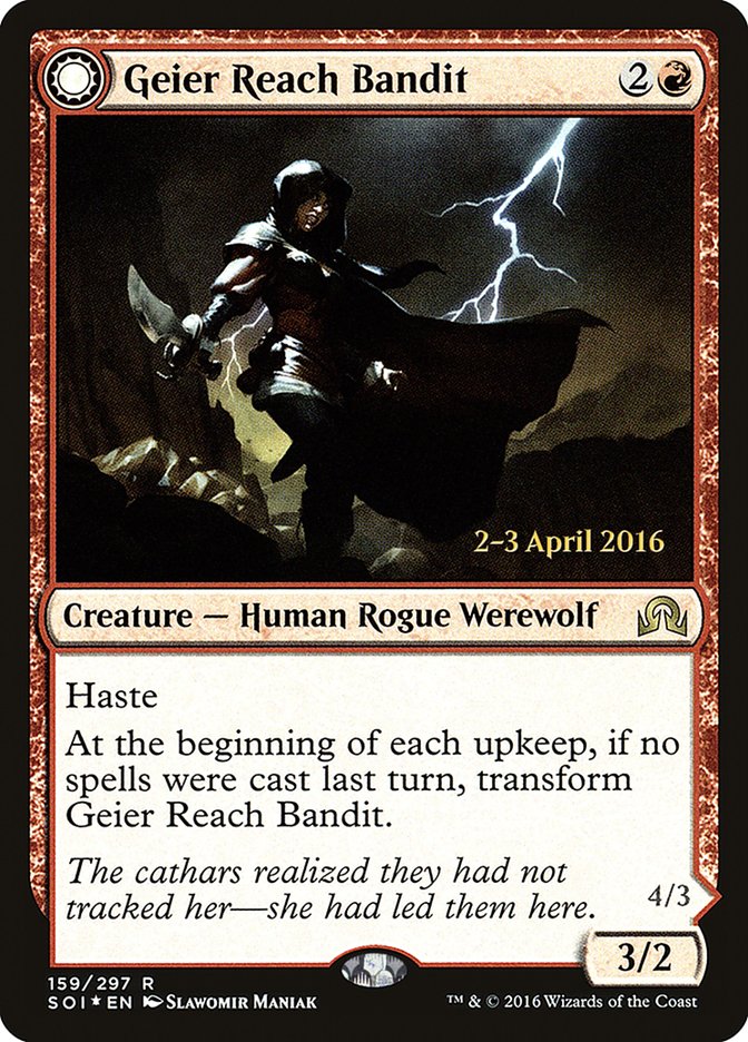 Geier Reach Bandit // Vildin-Pack Alpha [Shadows over Innistrad Prerelease Promos] | Lots Moore NSW