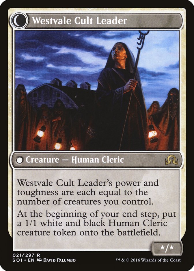 Hanweir Militia Captain // Westvale Cult Leader [Shadows over Innistrad] | Lots Moore NSW