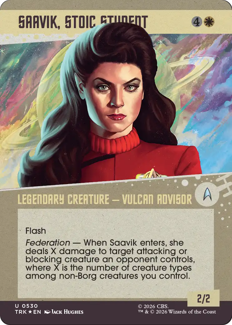 Saavik, Stoic Student (Showcase) (Surge Foil) [Star Trek] | Lots Moore NSW