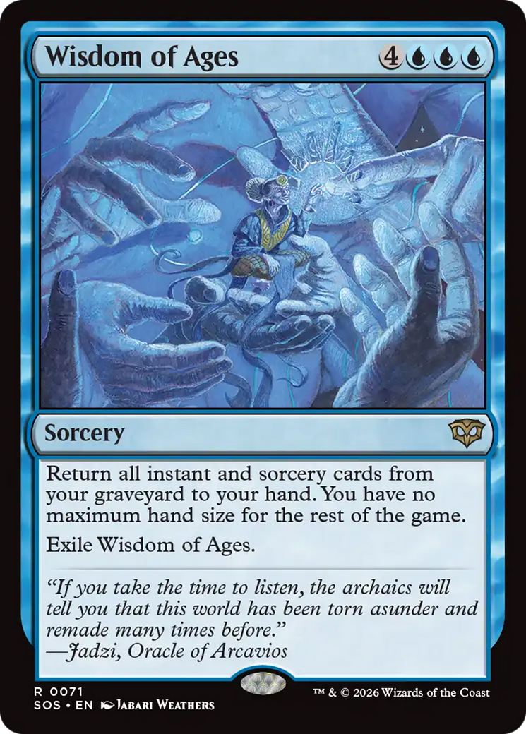 Wisdom of Ages [Secrets of Strixhaven] | Lots Moore NSW