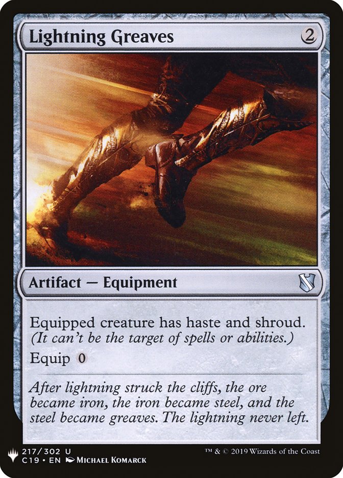 Lightning Greaves [Mystery Booster] | Lots Moore NSW