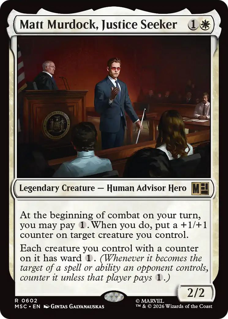 Matt Murdock, Justice Seeker [Marvel Super Heroes Commander] | Lots Moore NSW