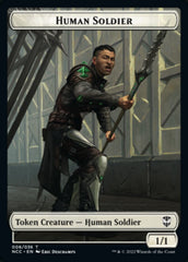 Eldrazi // Human Soldier Double-Sided Token [Streets of New Capenna Commander Tokens] | Lots Moore NSW