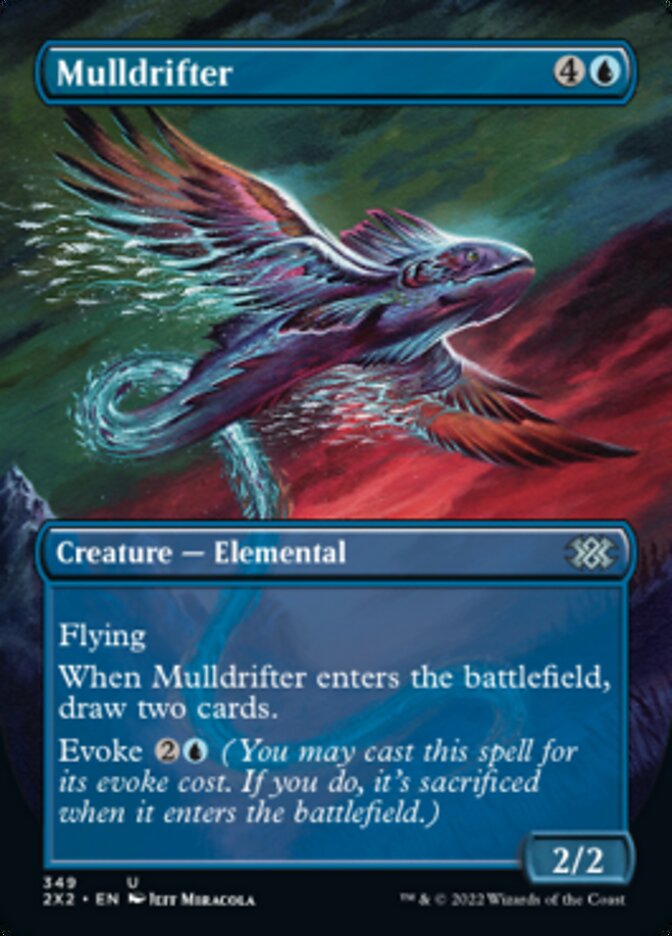 Mulldrifter (Borderless Alternate Art) [Double Masters 2022] | Lots Moore NSW