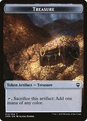 Rock // Treasure Double-Sided Token [Commander Legends Tokens] | Lots Moore NSW