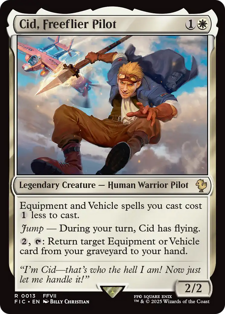Cid, Freeflier Pilot [FINAL FANTASY Commander] | Lots Moore NSW