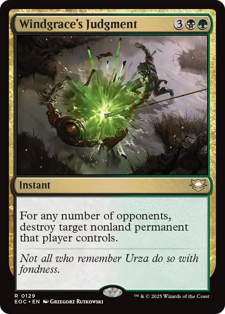 Windgrace's Judgment [Edge of Eternities Commander] | Lots Moore NSW