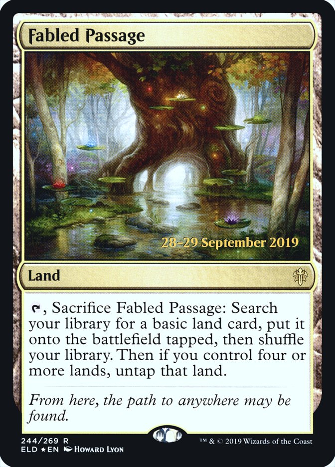 Fabled Passage [Throne of Eldraine Prerelease Promos] | Lots Moore NSW