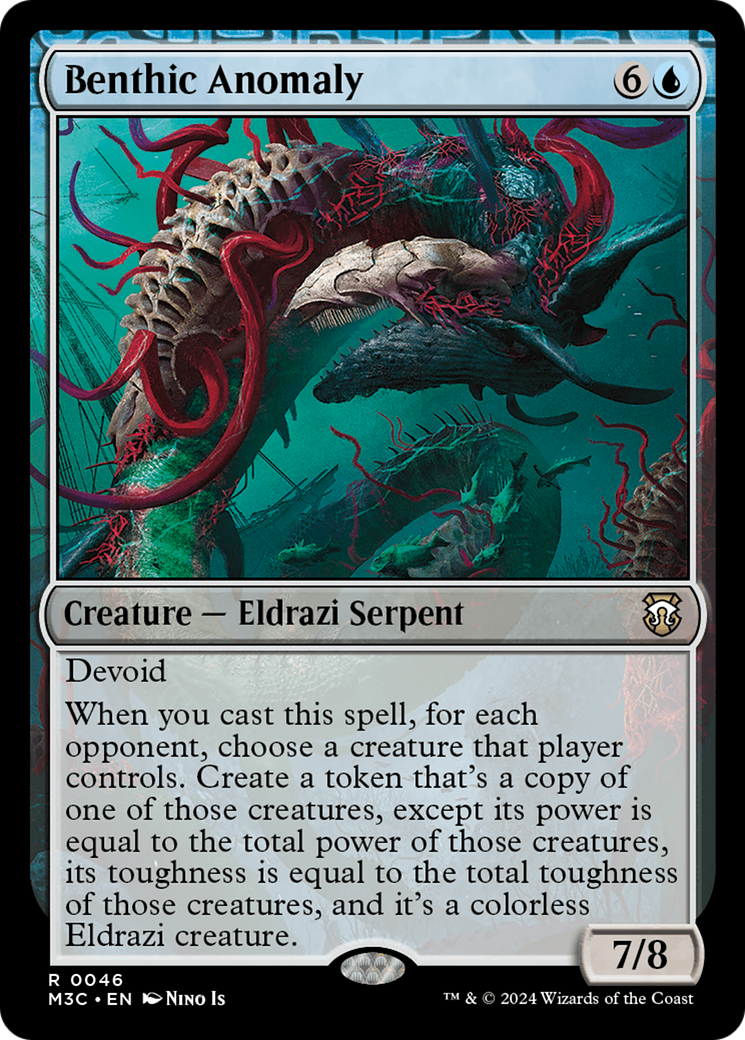 Benthic Anomaly (Ripple Foil) [Modern Horizons 3 Commander] | Lots Moore NSW