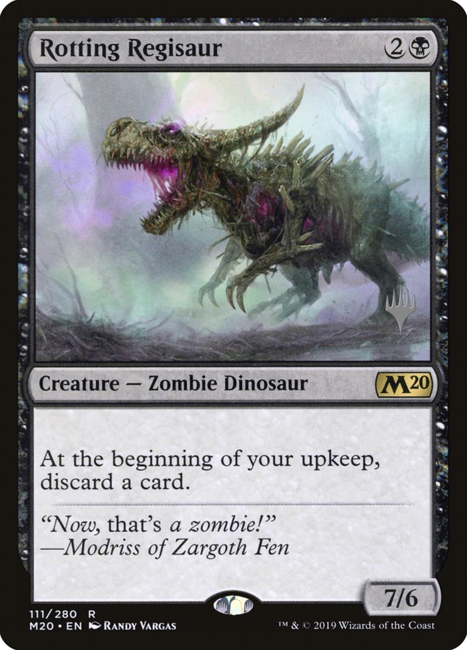 Rotting Regisaur (Promo Pack) [Core Set 2020 Promos] | Lots Moore NSW