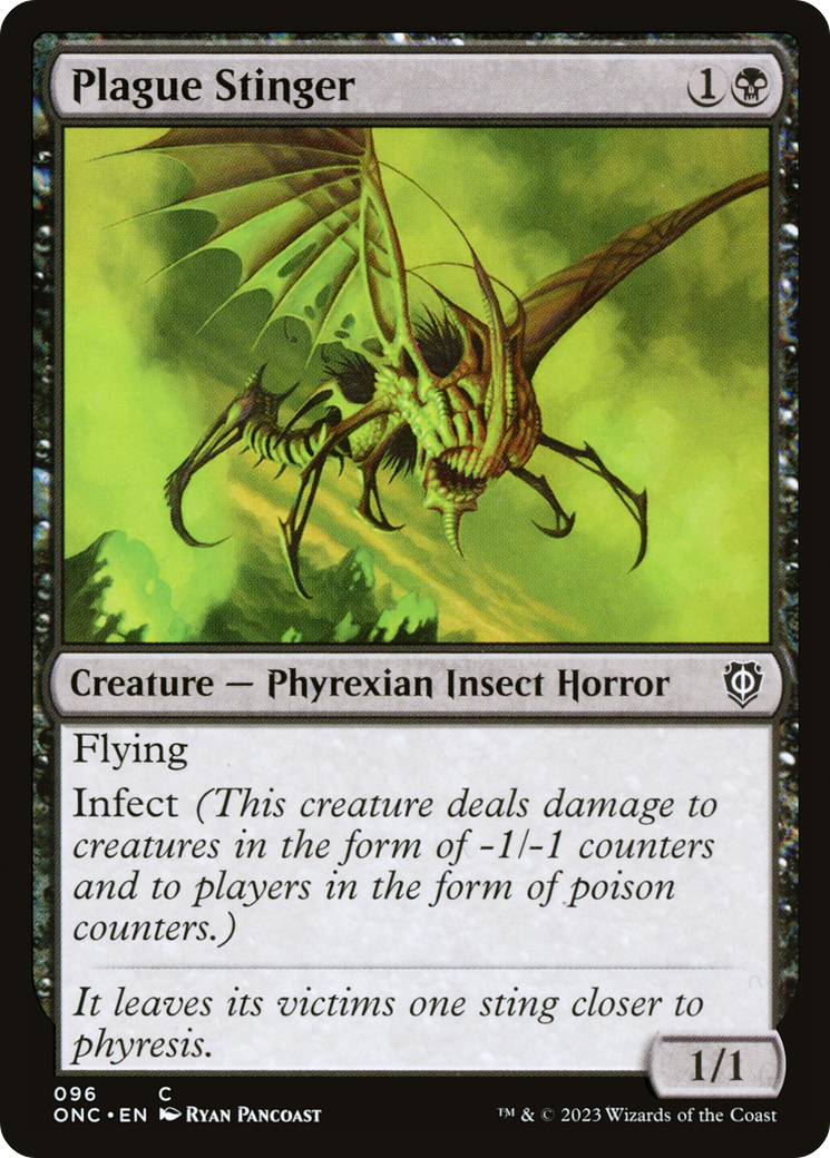 Plague Stinger [Phyrexia: All Will Be One Commander] | Lots Moore NSW