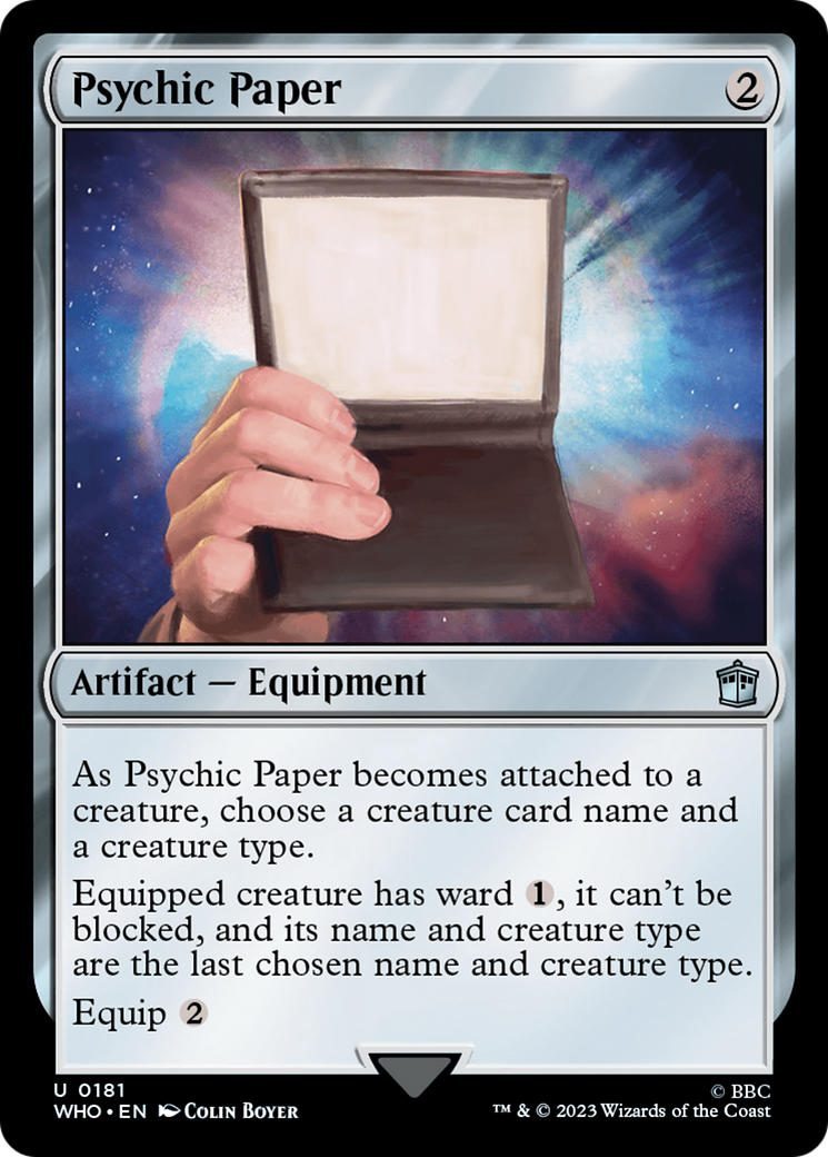 Psychic Paper [Doctor Who] | Lots Moore NSW