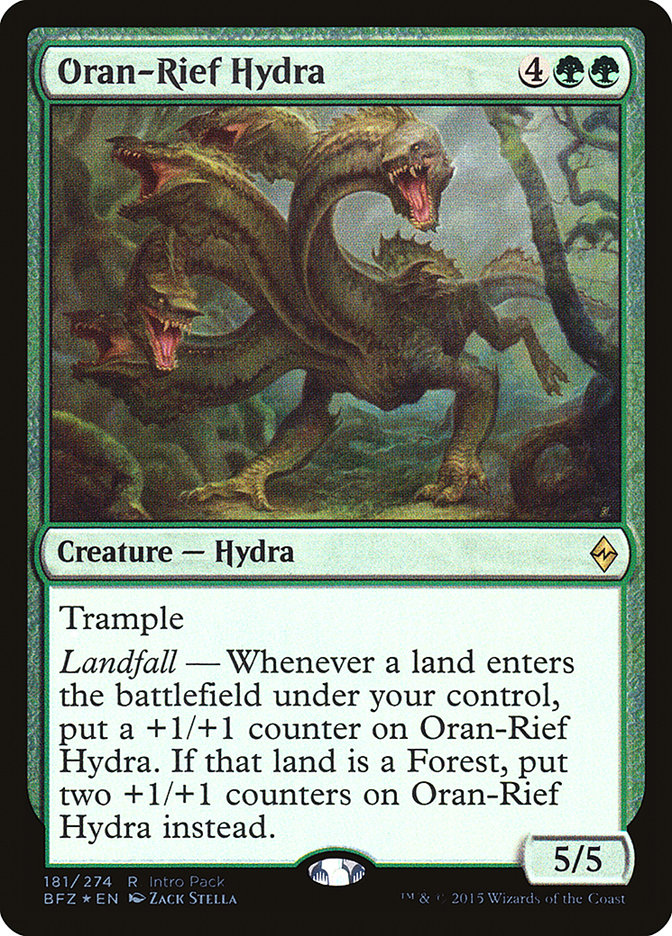 Oran-Rief Hydra (Intro Pack) [Battle for Zendikar Promos] | Lots Moore NSW