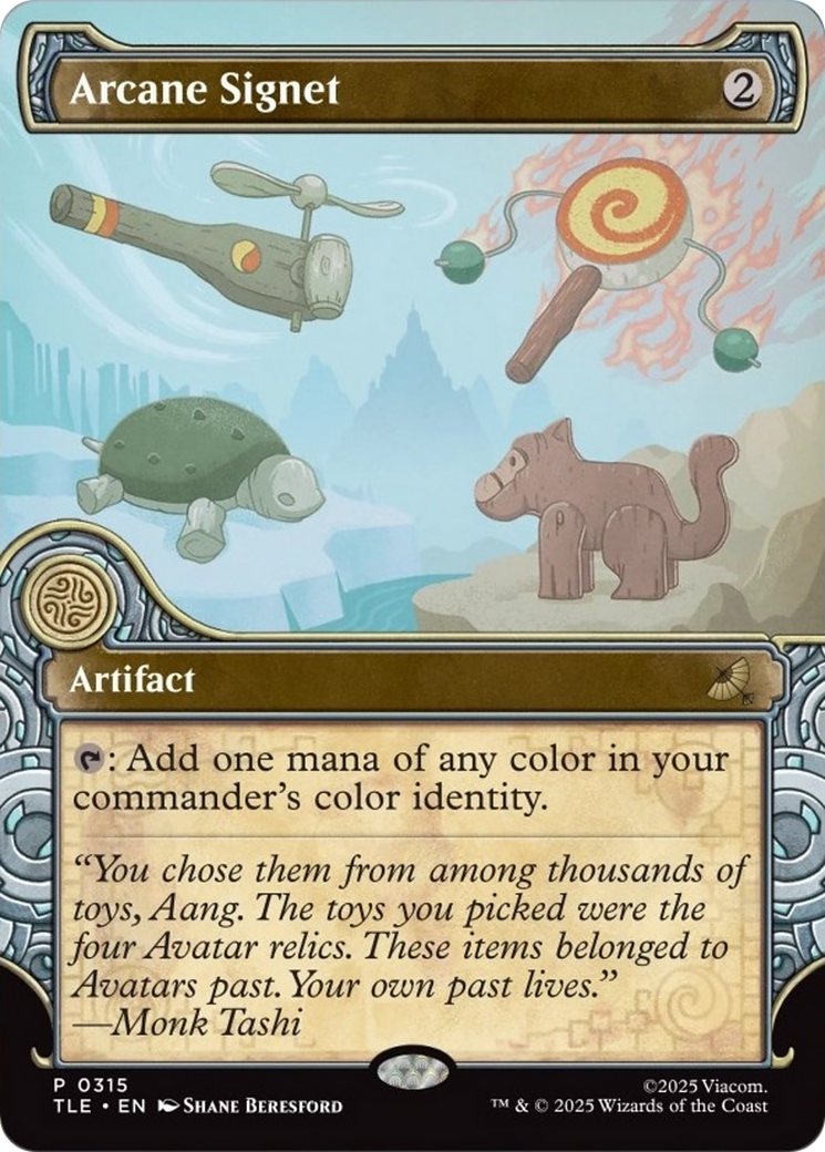 Arcane Signet (Showcase) [Avatar: The Last Airbender: Eternal-Legal] Magic: The Gathering | Lots Moore NSW